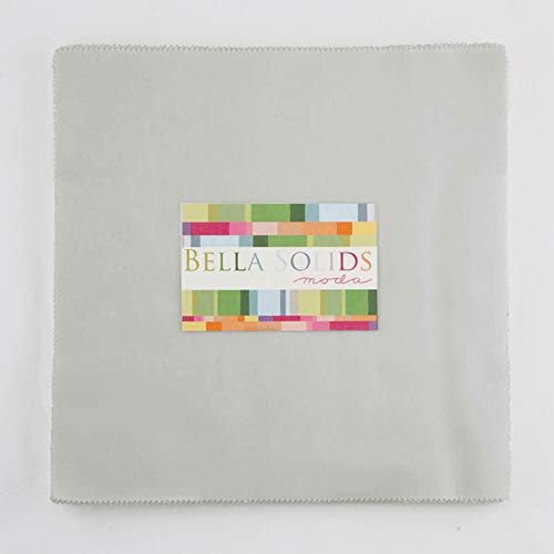 Bella Solids Zen Grey Jr Layer Cake (9900JLC 185) by Moda House Designer for Moda