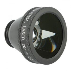 three mirror universal laser lens w/flange