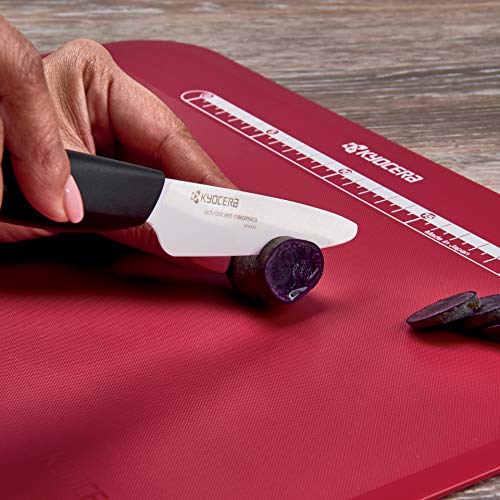 Kyocera Advanced Flexible Cutting Mat, 14.5-inch by 9.8-inch by 0.1-inch, Red