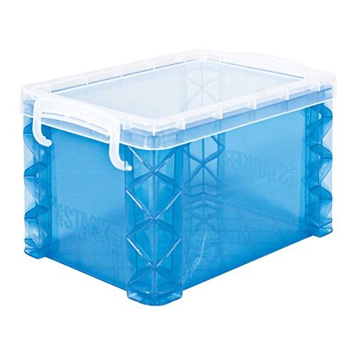 Super Stacker (1) 4 x 6 Inch Index Card Box, Assorted Colors, 1 Box