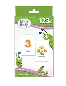 brainy baby 123s flashcards: introducing numbers 1 to 20 deluxe edition