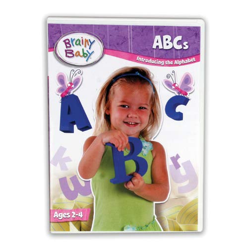 Brainy Baby ABCs Introducing the Alphabet A to Z Deluxe Edition - DVD, Board Book and Flashcards: Set of 3