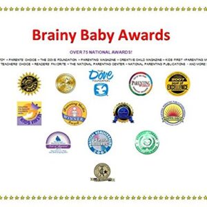 Brainy Baby ABCs Introducing the Alphabet A to Z Deluxe Edition - DVD, Board Book and Flashcards: Set of 3