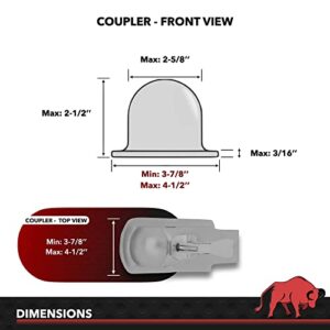 AMPLOCK U-BRP2516 RV/Trailer Coupler Lock (fits 2 5/16 inches Ball Coupler with Straight Lip only) | Made in Canada