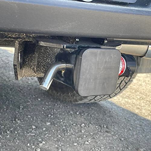 AMPLOCK U-HLP58318 | 5/8" Hitch Pin Lock | Patented Towing Hitch Lock for 2.5"x2.5" and 3"x3" Receiver Tube (Outside Dimension) | Swivel Design | Made of American Stainless Steel