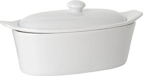 Trudeau Butter Boat, Medium, White