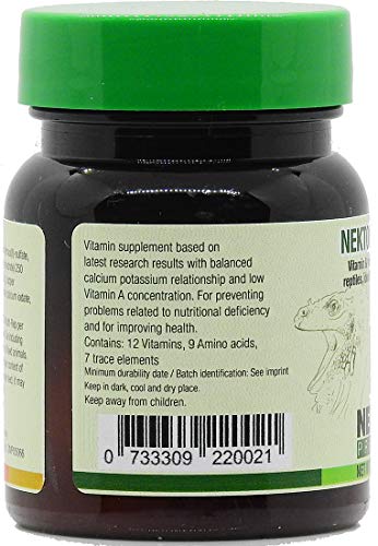 Nekton Multi-Rep Vitamins and Minerals for all Reptiles, 35gm,white