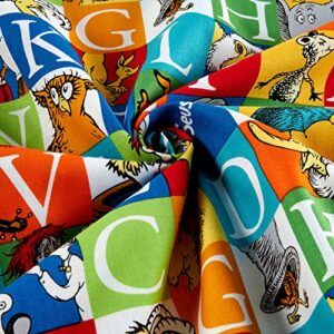 Dr. Seuss ABC Blocks Adventure, Fabric by the Yard