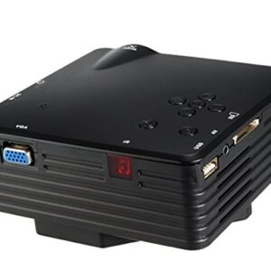 IM TS-29 LED Mini Projector Support 19201080P HD Video (Black)