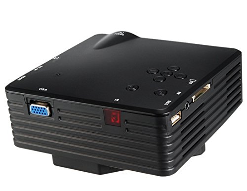 IM TS-29 LED Mini Projector Support 19201080P HD Video (Black)