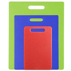 Dexas Jelli Cutting Board (Set of 3), Red/Blue/Green