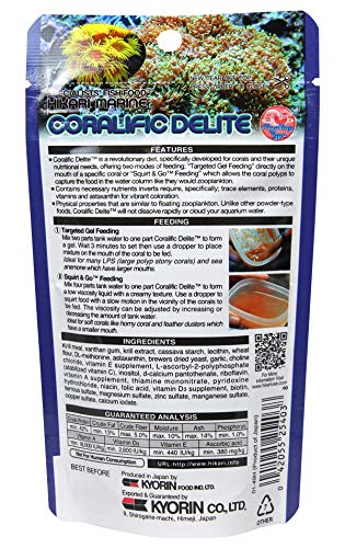 Hikari Coralific Delite Coral Food, 1.23 oz (35g)