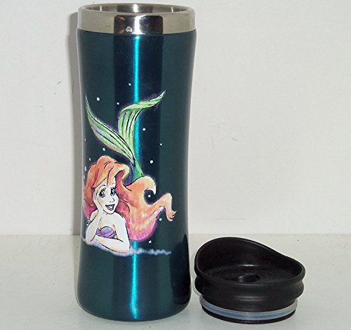 Disney Ariel Little Mermaid Travel Coffee Cup Mug Stainless Steel Theme Parks