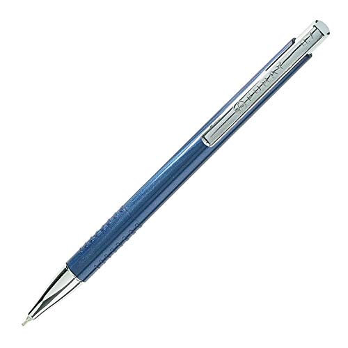 Office Depot Tungsten Carbide Retractable Ballpoint Pens, Medium Point, 0.7 mm, Blue Barrel, Blue Ink, Pack Of 12 Pens