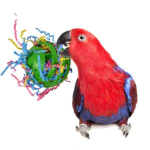 super bird creations sb760 waffle ball stuffers toy for birds, set of 3