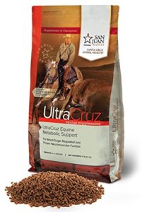 ultracruz equine metabolic support supplement for horses, 10 lb, pellet (36 day supply)