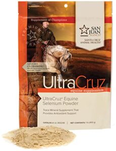 ultracruz - sc-363248 equine selenium yeast supplement for horses, 1 lb, powder (226 day supply)