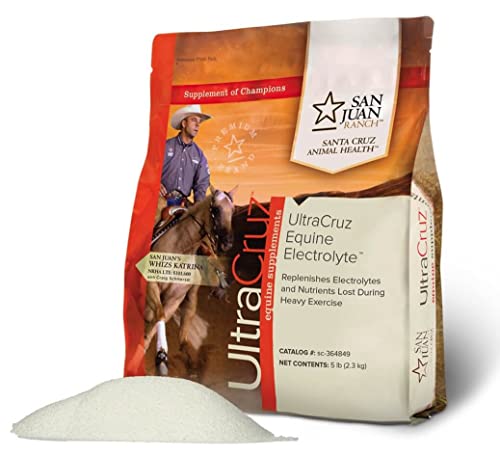 UltraCruz-364849 Equine Electrolyte Supplement for Horses, 5 lb, Powder (40 Day Supply)