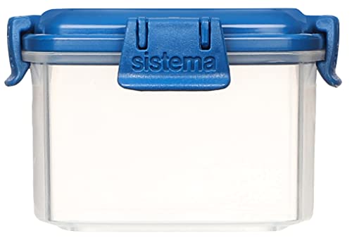 Sistema To Go Collection Mini Knick Knack Snack Container, 2.09 oz./62 mL, Pink/Green/Blue/Purple, 4 Count