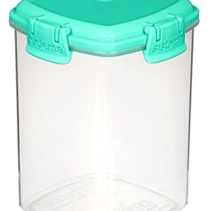 Sistema To Go Collection Medium Knick Knack Snack Container, 4.6 oz./136 ml, Multi color, 3 Count