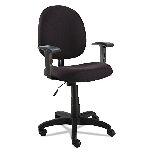 Alera ALEVTA4810 Alera Essentia Series Swivel Task Chair With Adjustable Arms, Black