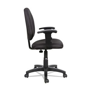 Alera ALEVTA4810 Alera Essentia Series Swivel Task Chair With Adjustable Arms, Black