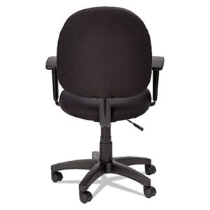 Alera ALEVTA4810 Alera Essentia Series Swivel Task Chair With Adjustable Arms, Black