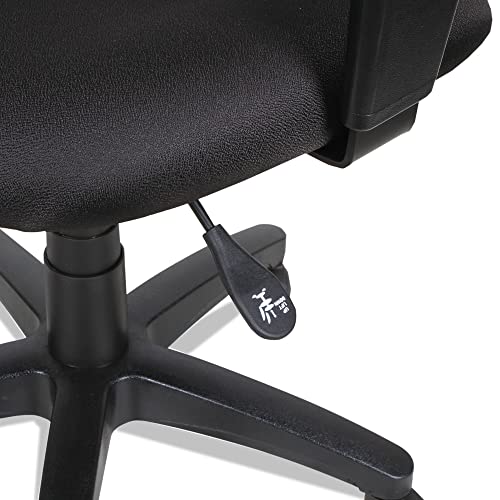 Alera ALEVTA4810 Alera Essentia Series Swivel Task Chair With Adjustable Arms, Black