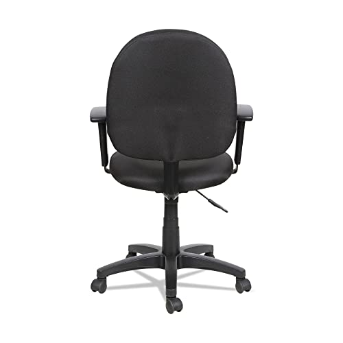 Alera ALEVTA4810 Alera Essentia Series Swivel Task Chair With Adjustable Arms, Black