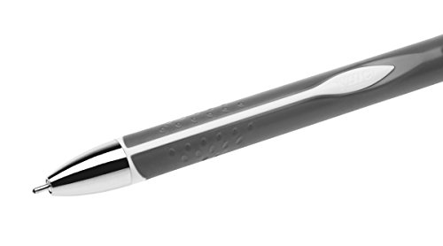 BIC Glide Exact Ballpoint Pen, Retractable, Fine 0.7 Mm, Black Ink, Black Barrel, Dozen