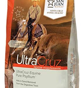 UltraCruz Equine Pure Psyllium Supplement for Horses, 10 lb (45 Day Supply)