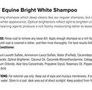 UltraCruz - sc-395301 Equine Bright White Horse Shampoo, 16 oz