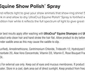 UltraCruz Equine Show Polish Spray for Horses, 16 oz