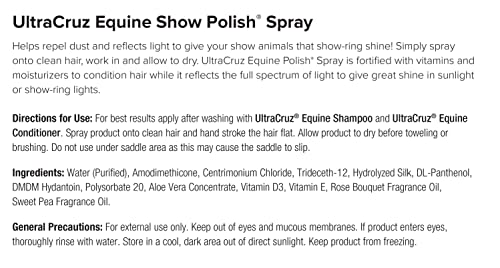 UltraCruz Equine Show Polish Spray for Horses, 16 oz