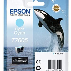 Epson T7605 Ink Cartridge - Light Cyan