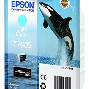 Epson T7605 Ink Cartridge - Light Cyan