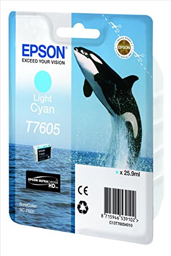 Epson T7605 Ink Cartridge - Light Cyan