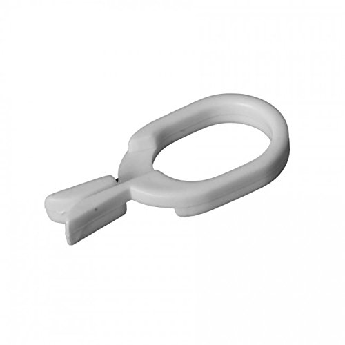 NAHANCO RCW100 Scarf Clip, White (Pack of 100)