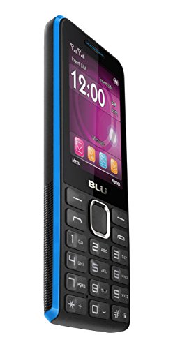 BLU Tank II T193 Unlocked GSM Dual-SIM Cell Phone w/ Camera and 1900 mAh Big Battery - Unlocked Cell Phones - Retail Packaging - Black Blue