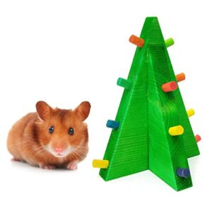 christmas tree hamster chew toy - hamster christmas toys