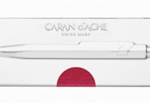 Caran d'Ache 849 Popline Metal x Red Ballpoint Pen with Metal Case (849.780)