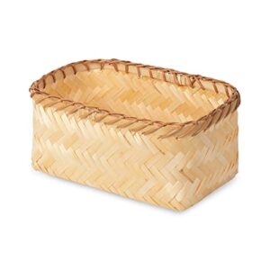 compactor bamboo halong basket, natural, medium