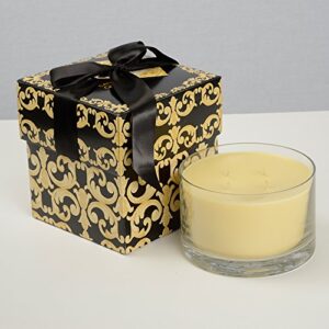 pineapple crush - exclusive tyler 40 oz 4-wick scented jar candle (beige)