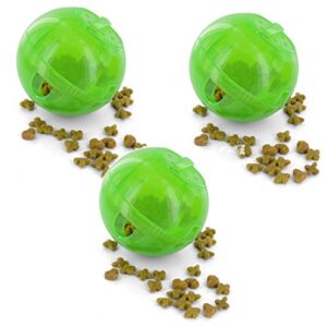 PetSafe SlimCat Green Meal Dispensing Cat Toy, (3 Pack)