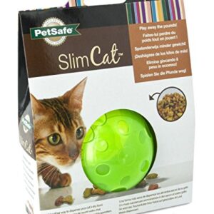 PetSafe SlimCat Green Meal Dispensing Cat Toy, (3 Pack)