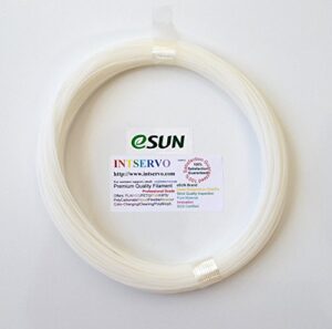 esun 3d printer cleaning filament 3mm natural 0.1kg for all 3mm or 2.85mm fdm 3d printers, 3mm cleaning