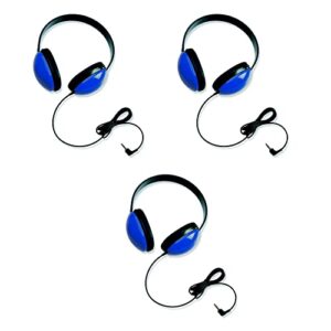 califone international listening first stereo headphones (set of 3)