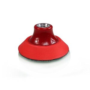 torq r5 rotary backing plate with hyper flex technology, red (3 inch)