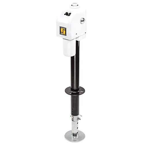 Stromberg Carlson JET-3555 White 3500 lb. Electric Tongue Jack with Light