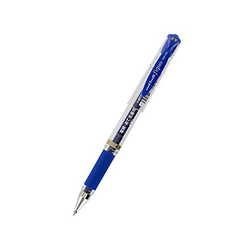 Uni-Ball Signo UM-153 Gel Ink Rollerball Pen, 1.0mm, Broad Point, Blue Ink, Pack of 6